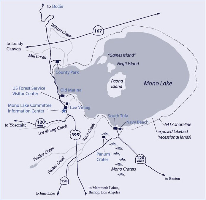 Plan de Mono Lake