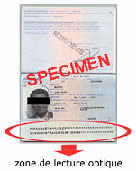 Nouveau passeport de type Delphine